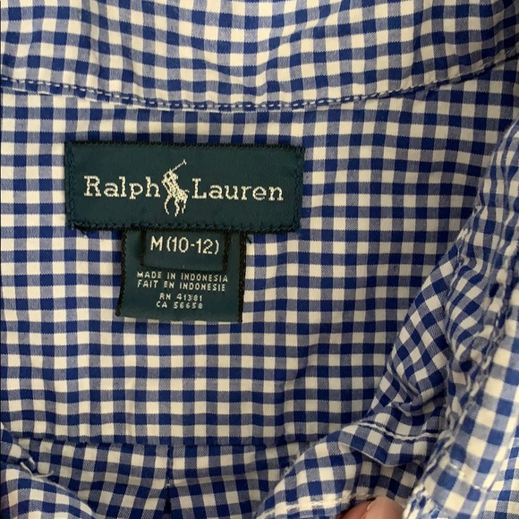 Ralph Lauren boys cotton button up shirt - Picture 2 of 3